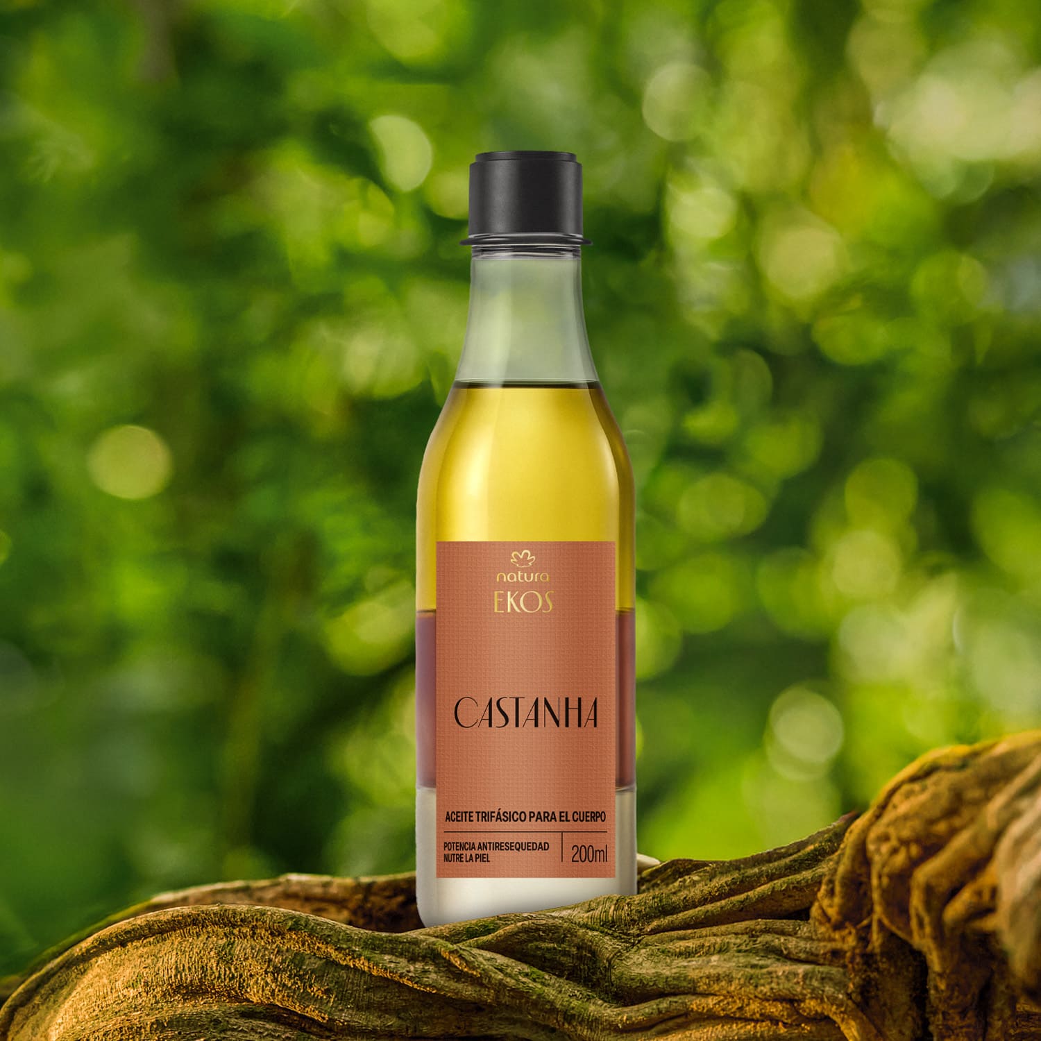 Aceite Trifásico Corporal Ekos Castaña