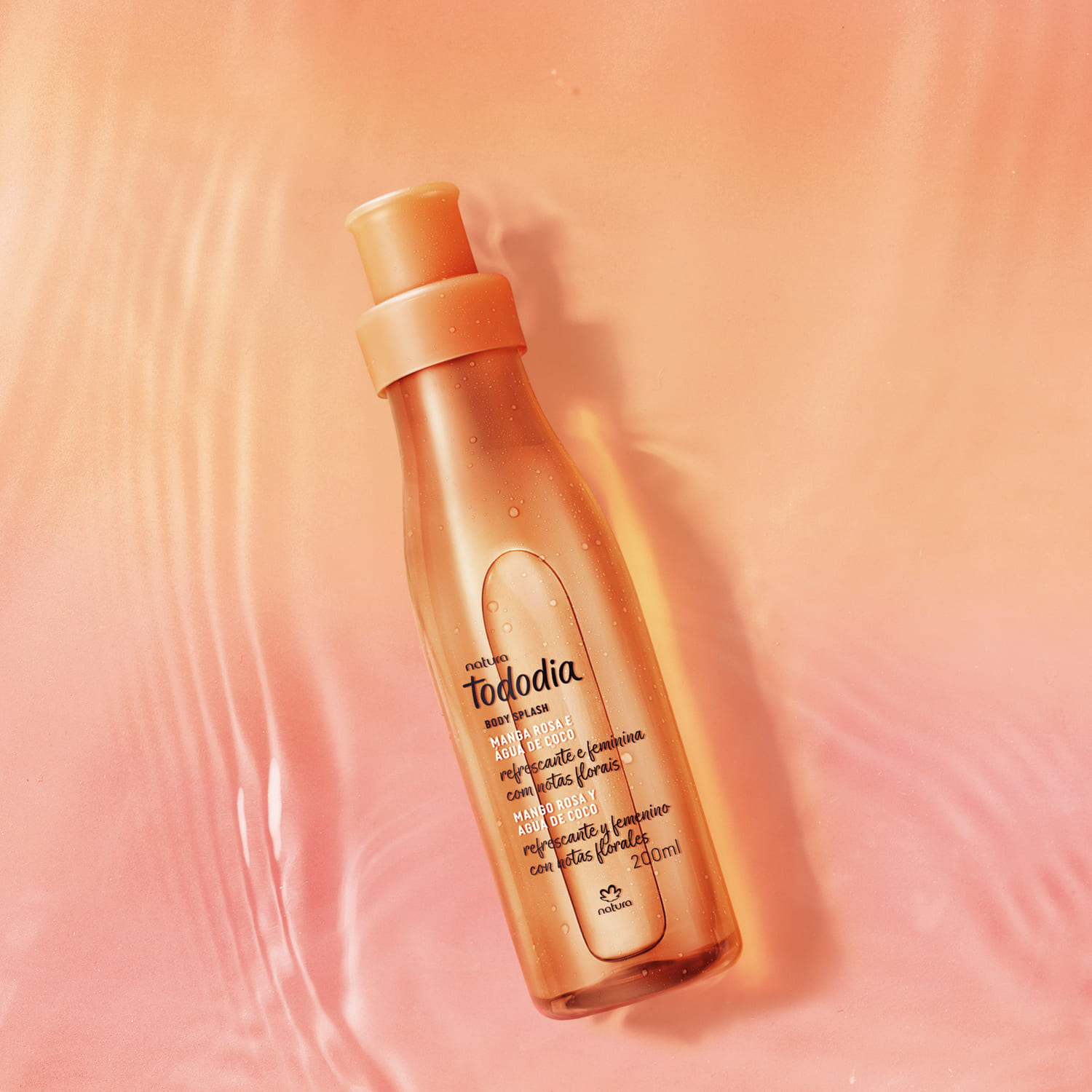 Body Splash Tododia Mango rosa y agua de coco - 200 ml