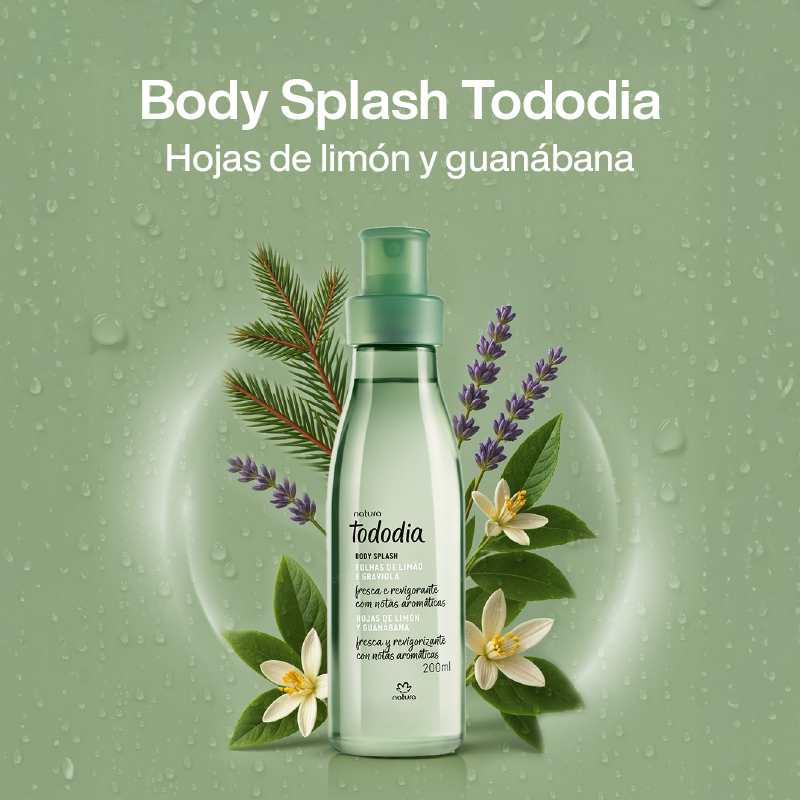 Tododia Body Splash Hojas de Limón y Guanábana