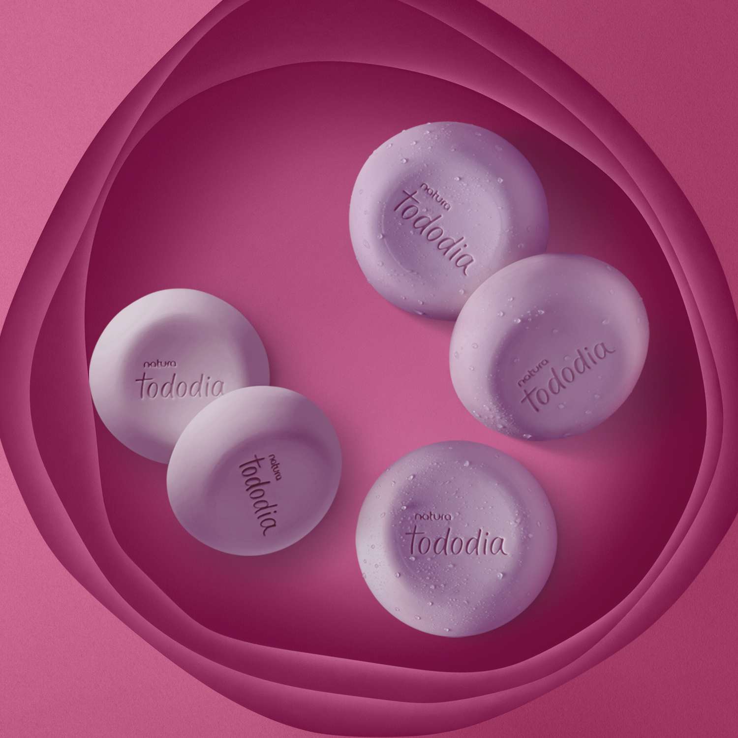 Jabón en barra puro vegetal Tododia ciruela y flor de vainilla