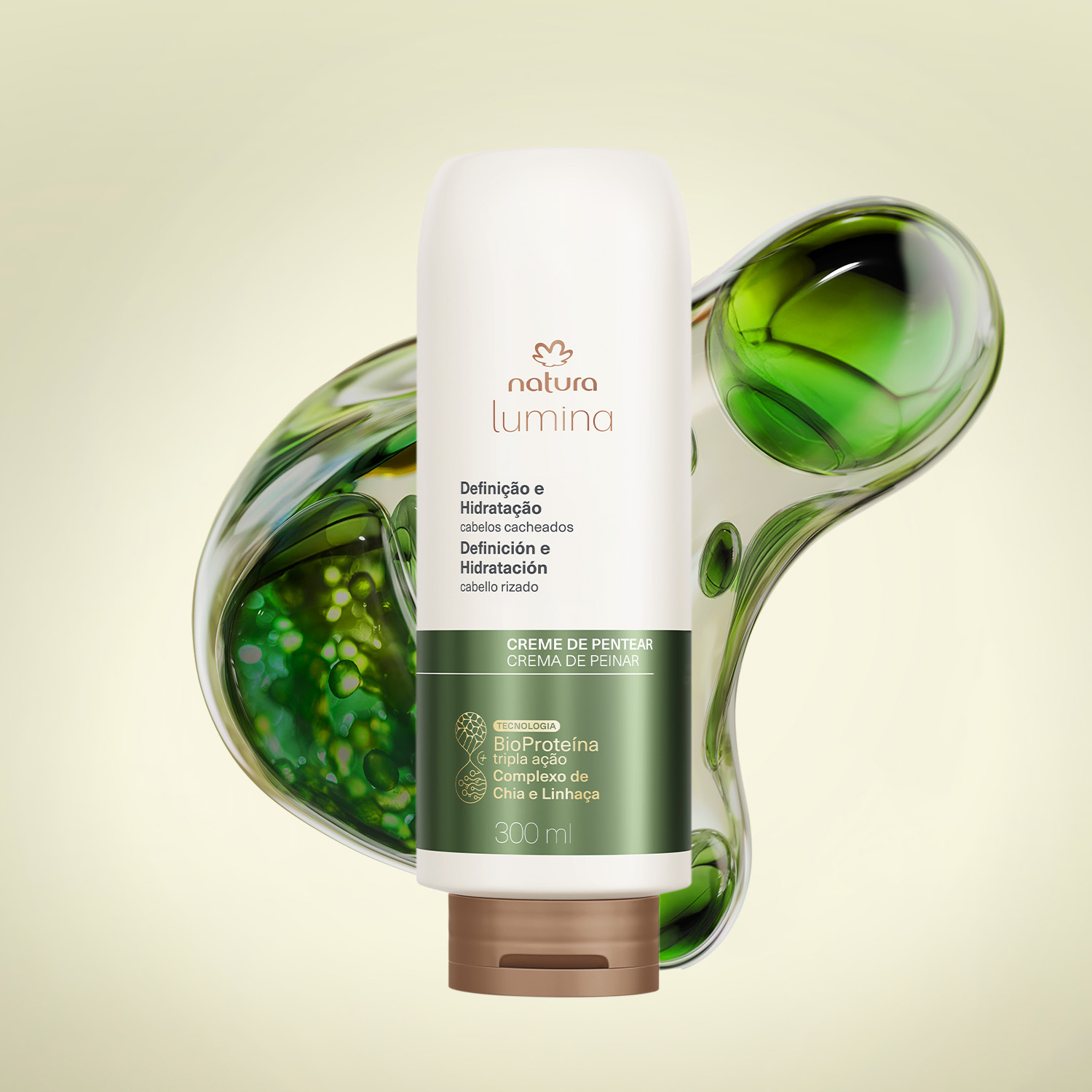 Crema de peinar modeladora para Cabellos Rizados