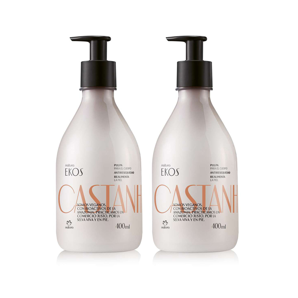 Kit Duo Pulpa Corporal Ekos Castaña