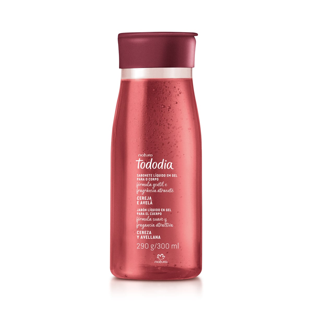 Jab&oacute;n L&iacute;quido en Gel Tododia Cereza y Avellana 300 ml