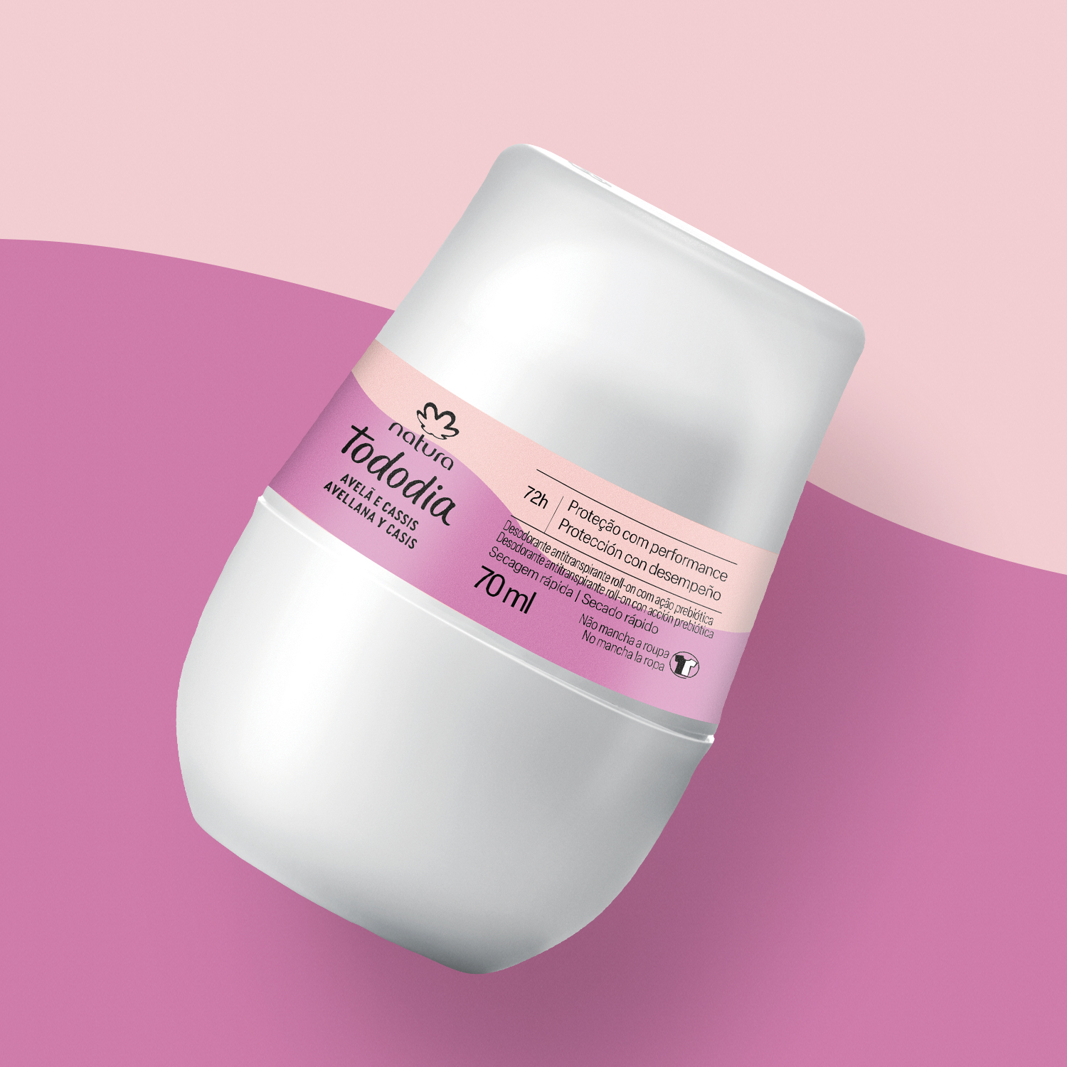 Desodorante Antitranspirante Roll-on Tododia Avellana y Cassis