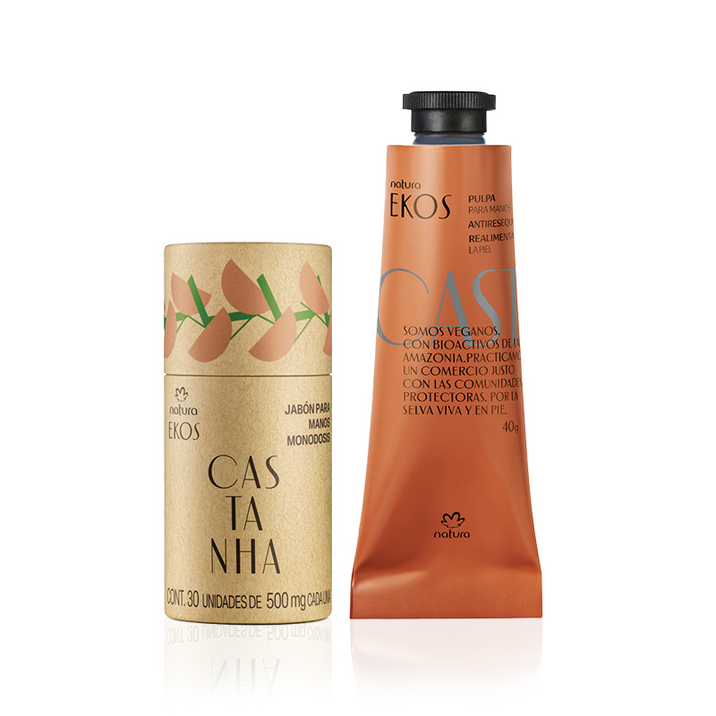 Kit cuidado para llevar contigo Ekos Castaña