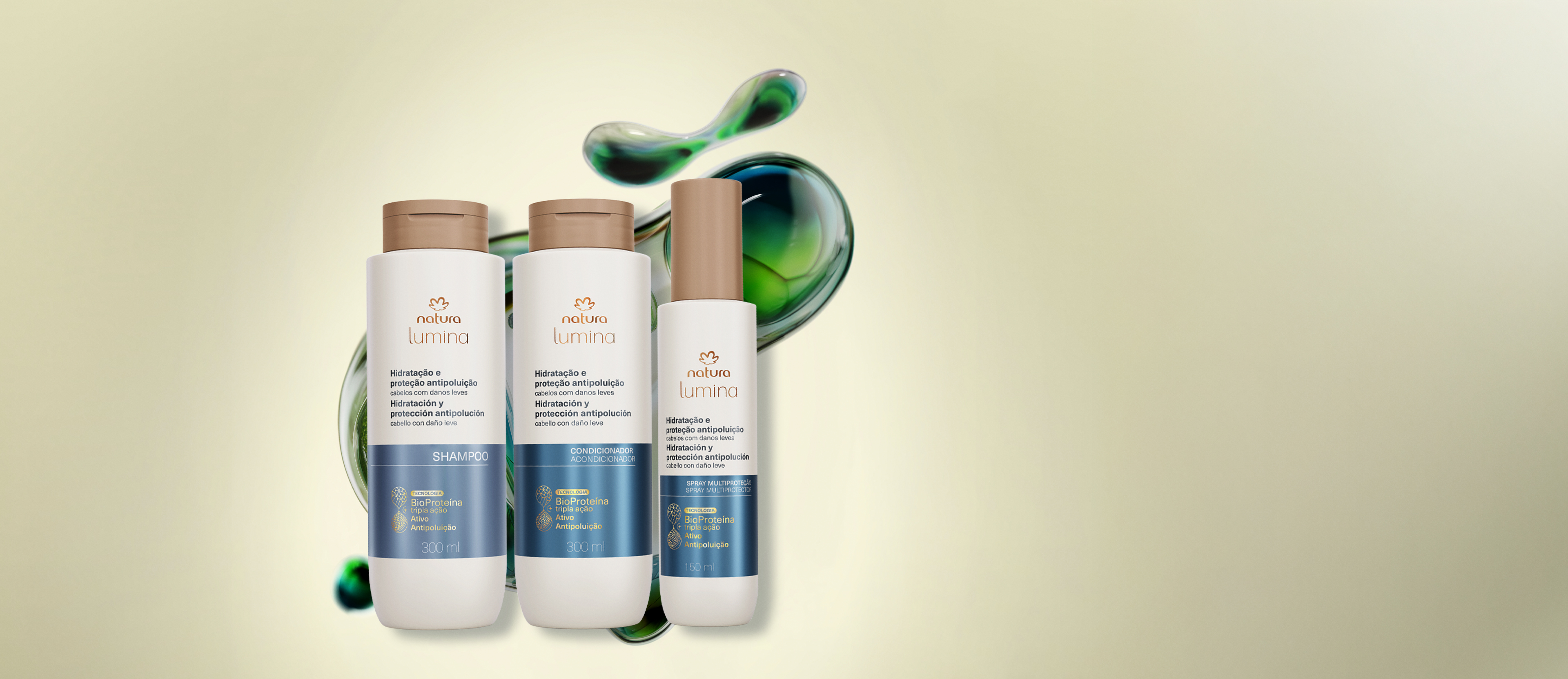 Kit Completo Lumina Hidratación y Protección Atipolución
