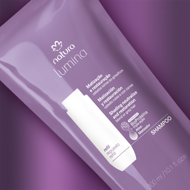 Repuesto Shampoo matizador para Cabellos Rubios o con Canas