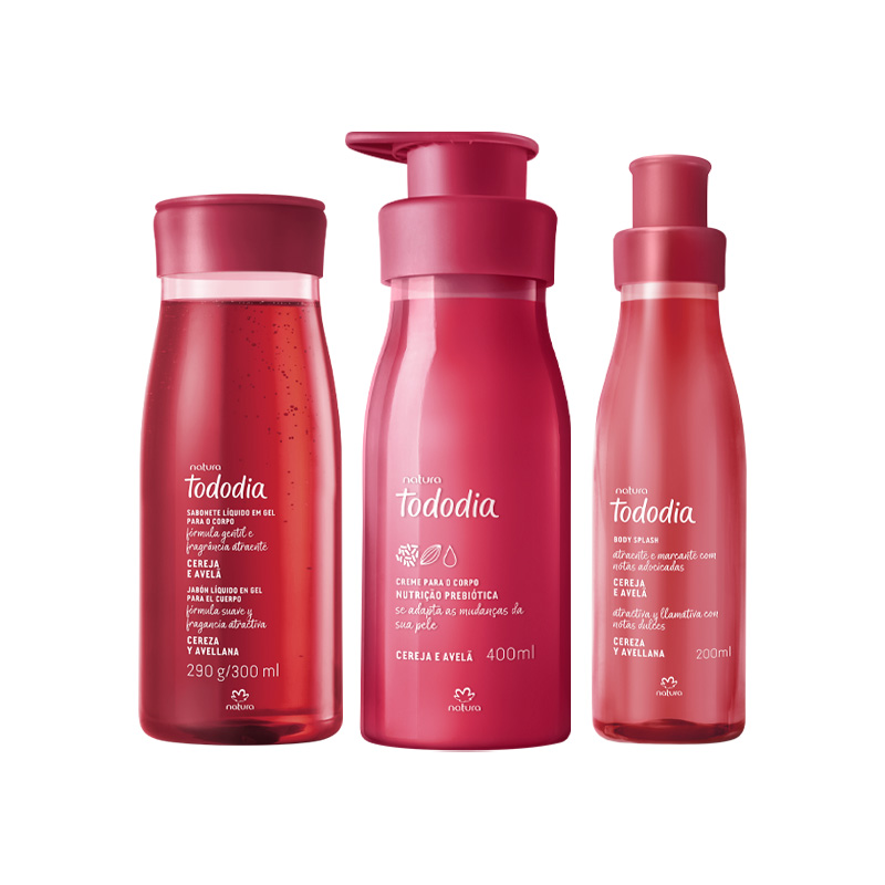 Kit Perfumación e hidratación Tododia Cereza y avellana