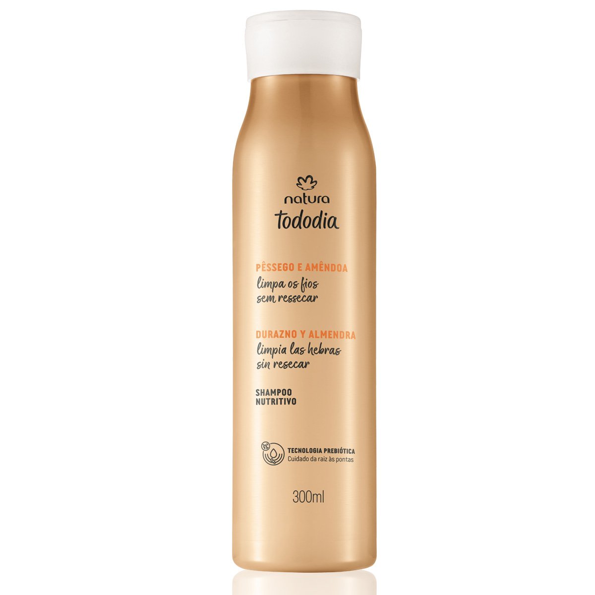 Shampoo Nutritivo Tododia durazno y almendra - 300 ml