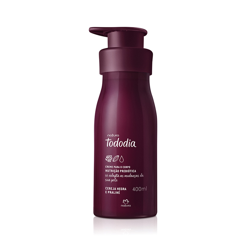 Crema para el cuerpo Tododia Cereza negra y praliné - 400 ml