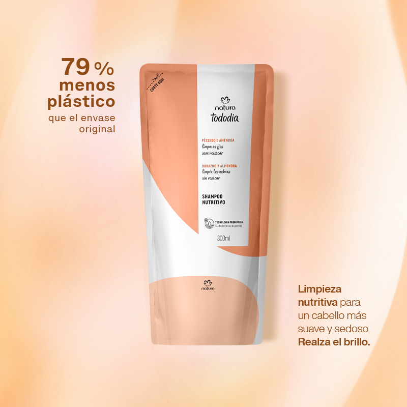 Shampoo nutritivo Tododia Durazno y Almendras