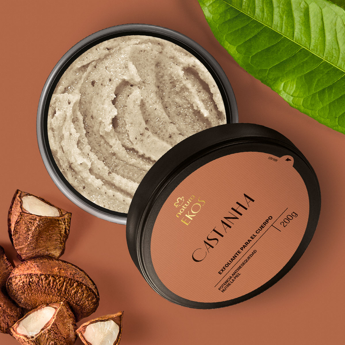 Pulpa Exfoliante para el Cuerpo Ekos Castaña