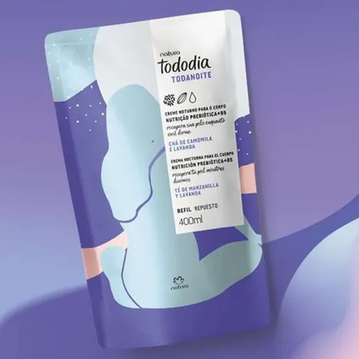 Kit Duo Hidratante Corporal Tododia Todonoite Refill