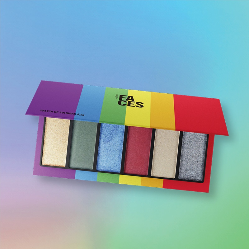 Paleta de sombras Faces