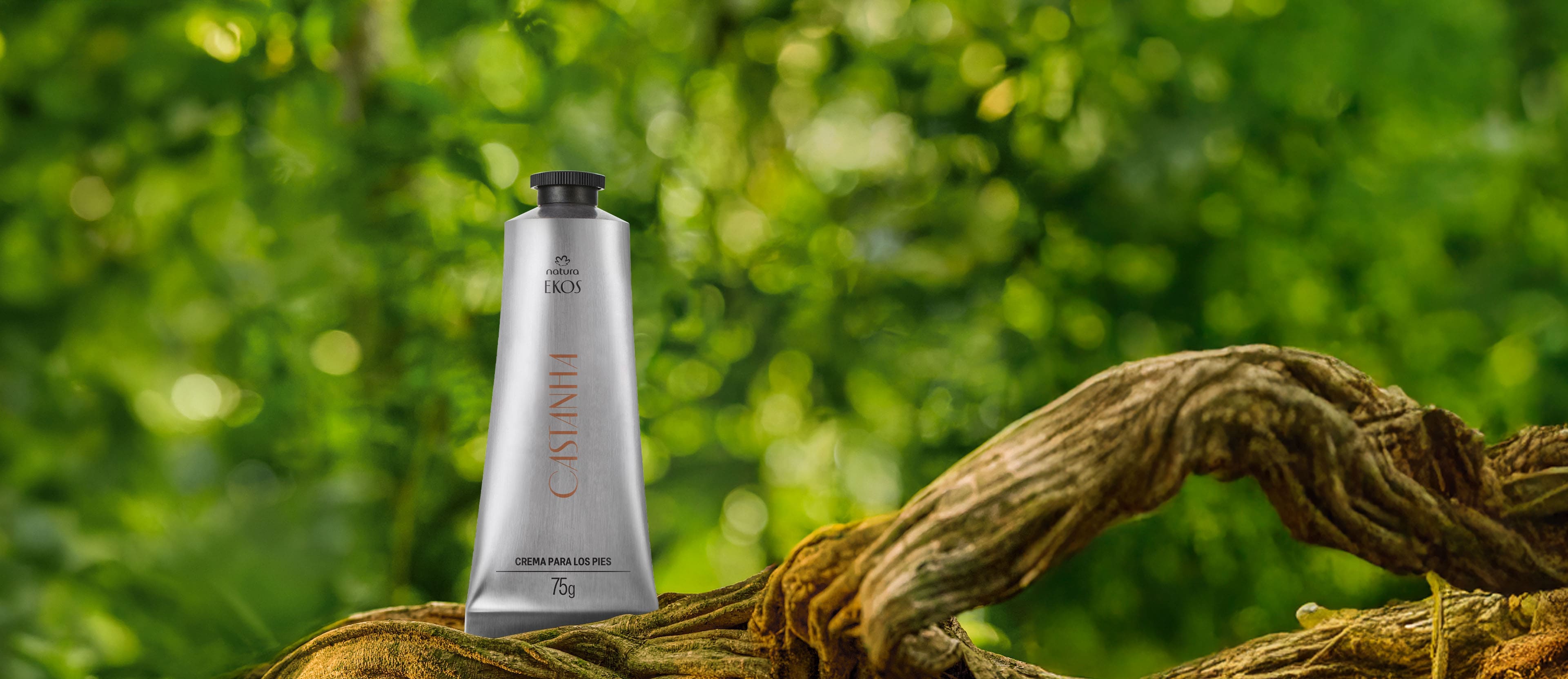 Crema Hidratante para los Pies Ekos Castaña