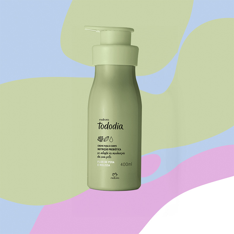 Crema nutritiva para el cuerpo Tododia Flor de pera y melisa