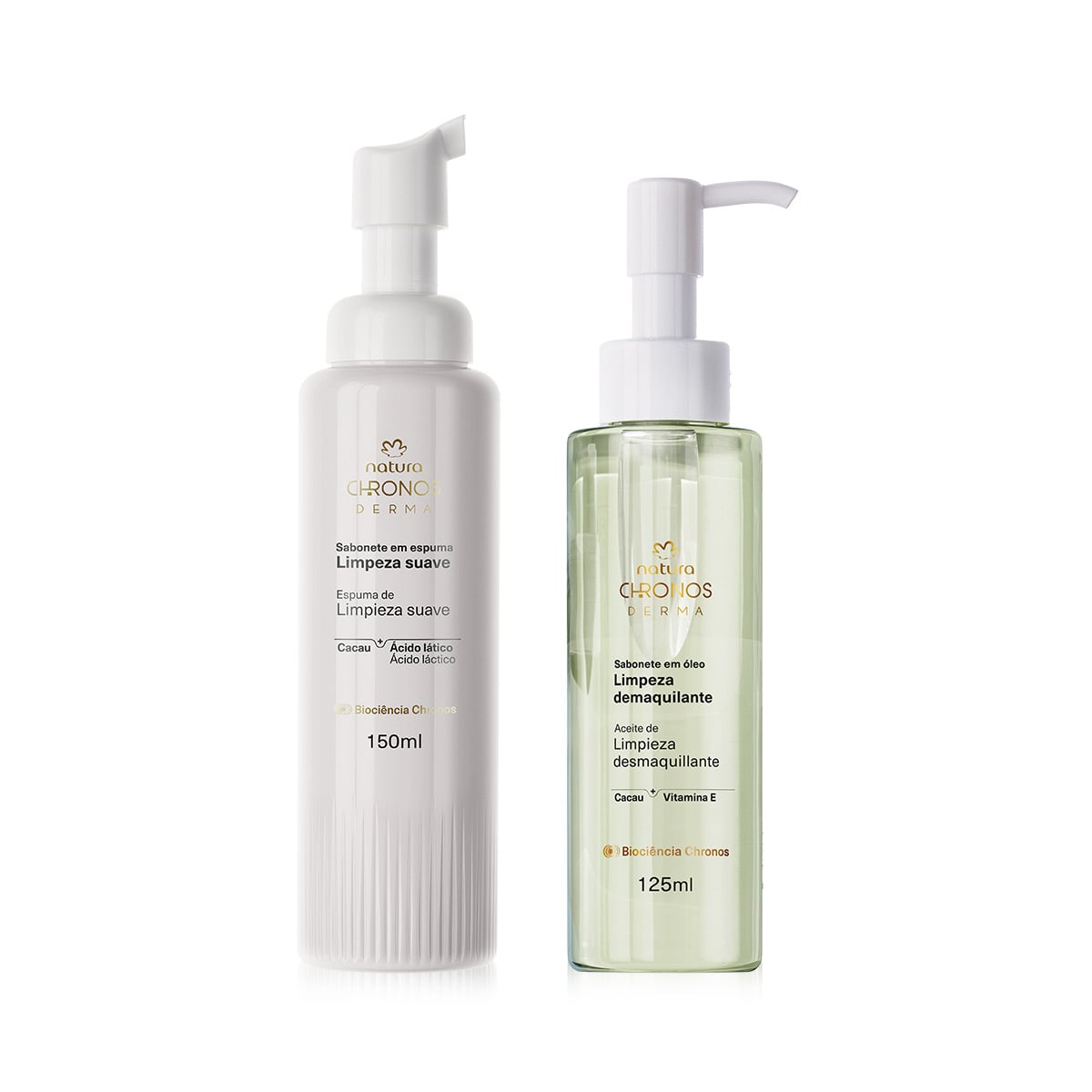 Chronos Kit Doble limpieza aceite y espuma de limpieza