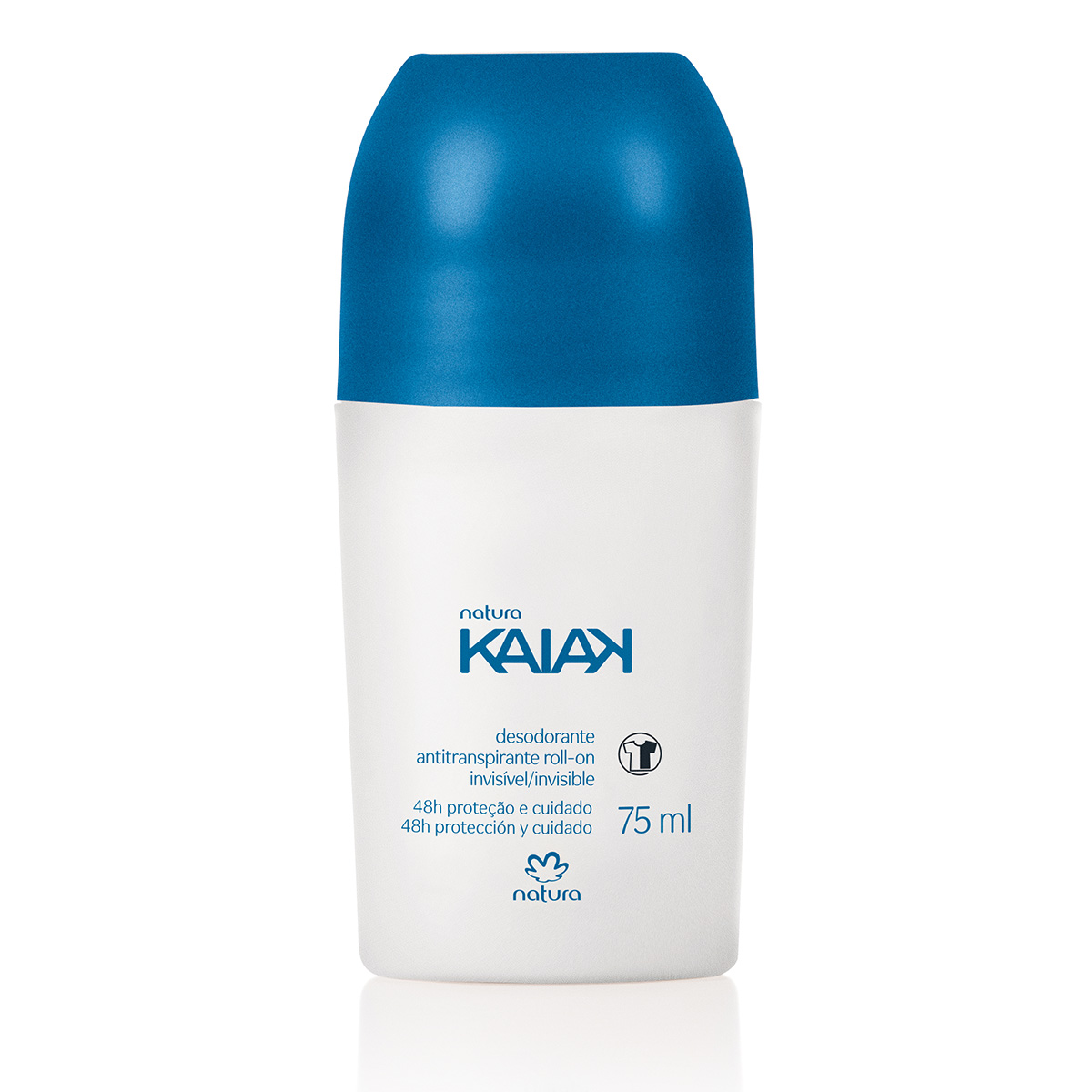 Desodorante Antitranspirante Roll-On Invisible Clasico Kaiak 75ml
