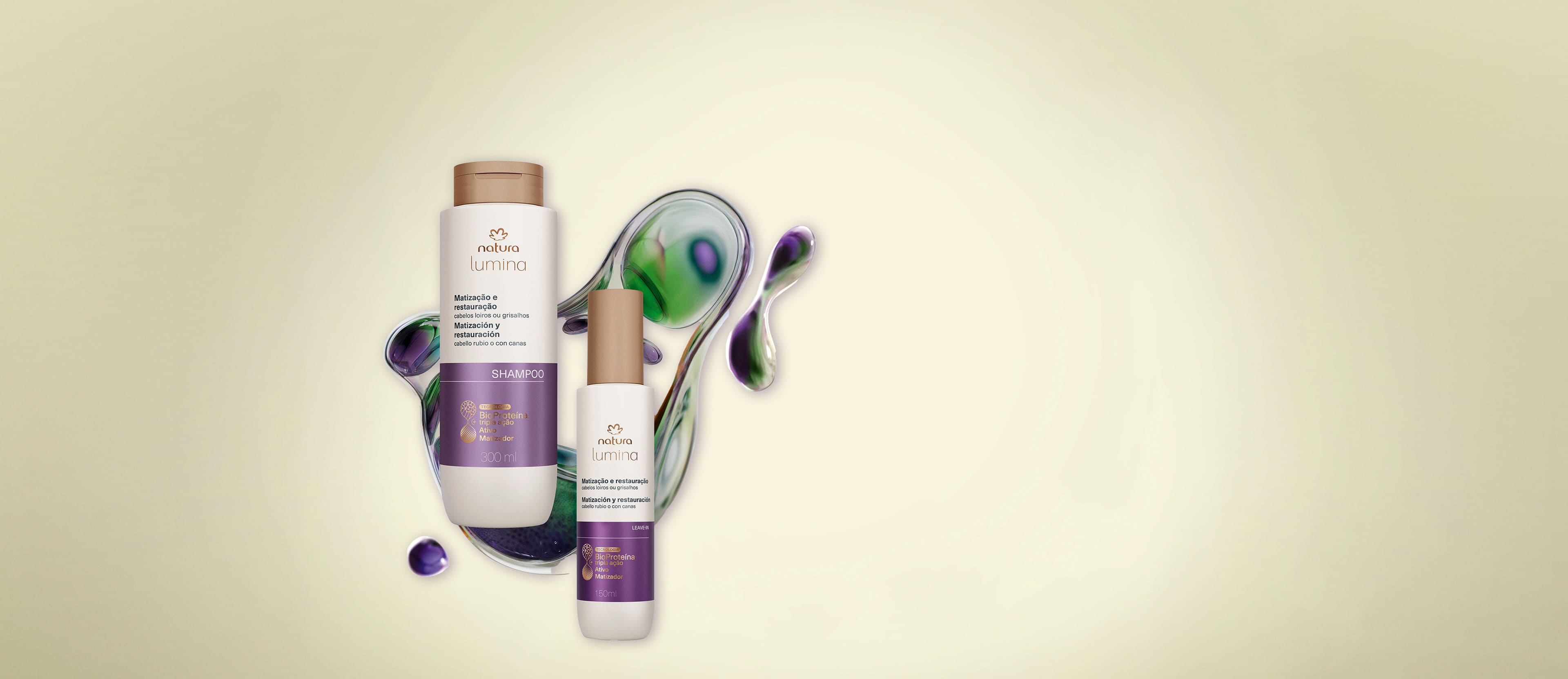 Kit Lumina Matización para Rubios y Canosos