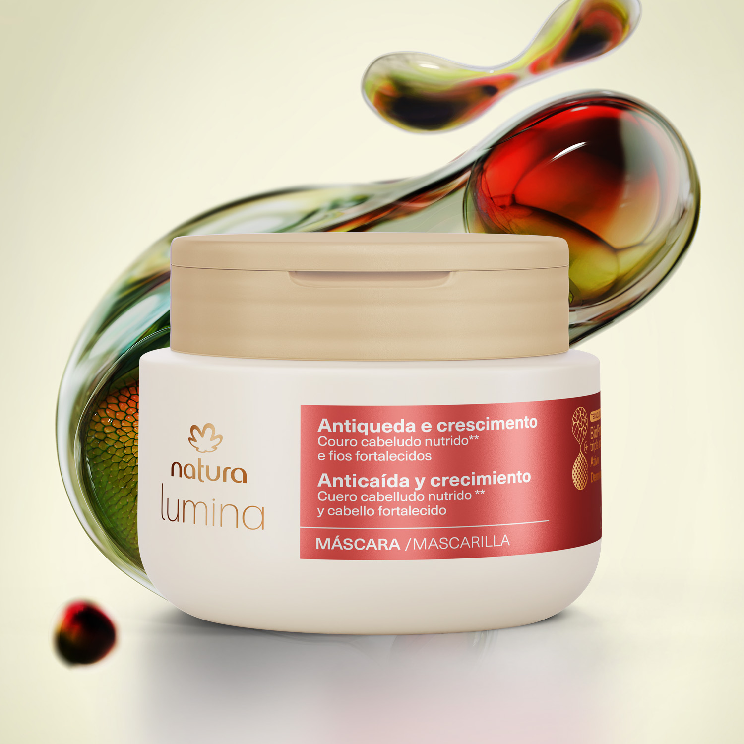 Máscara antiquiebre Anticaída Y Crecimiento