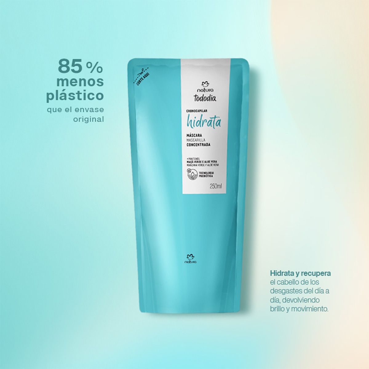 Kit Duo Máscara Tododia Hidratacion Refill
