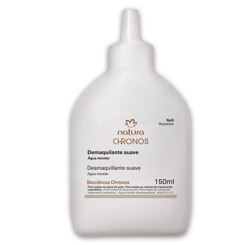 Repuesto agua micelar desmaquillante suave Chronos Derma