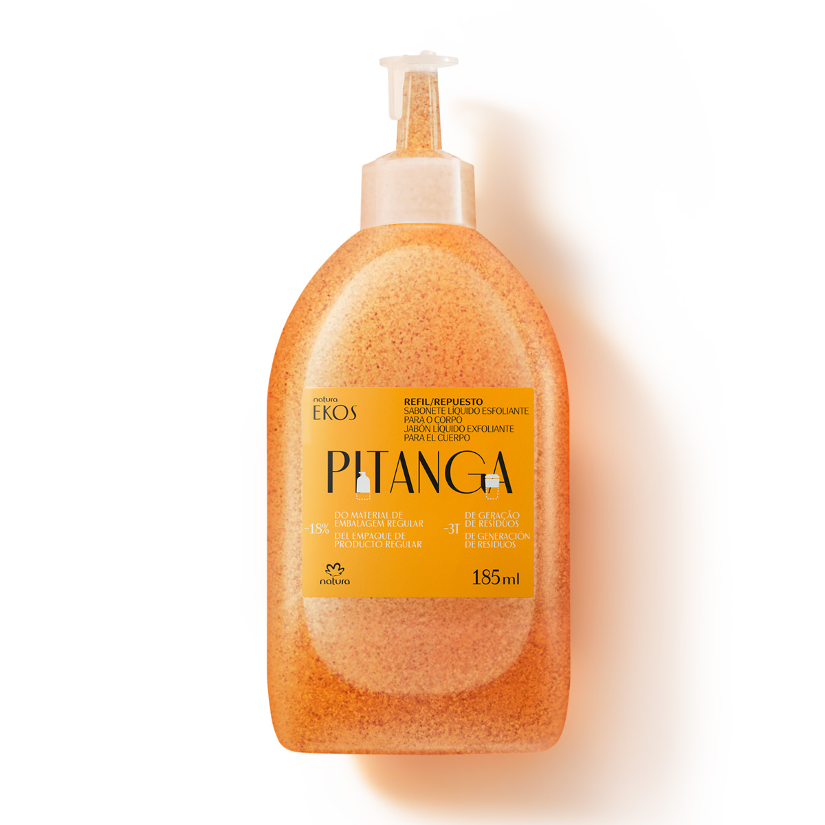 Repuesto jabón líquido exfoliante Ekos pitanga