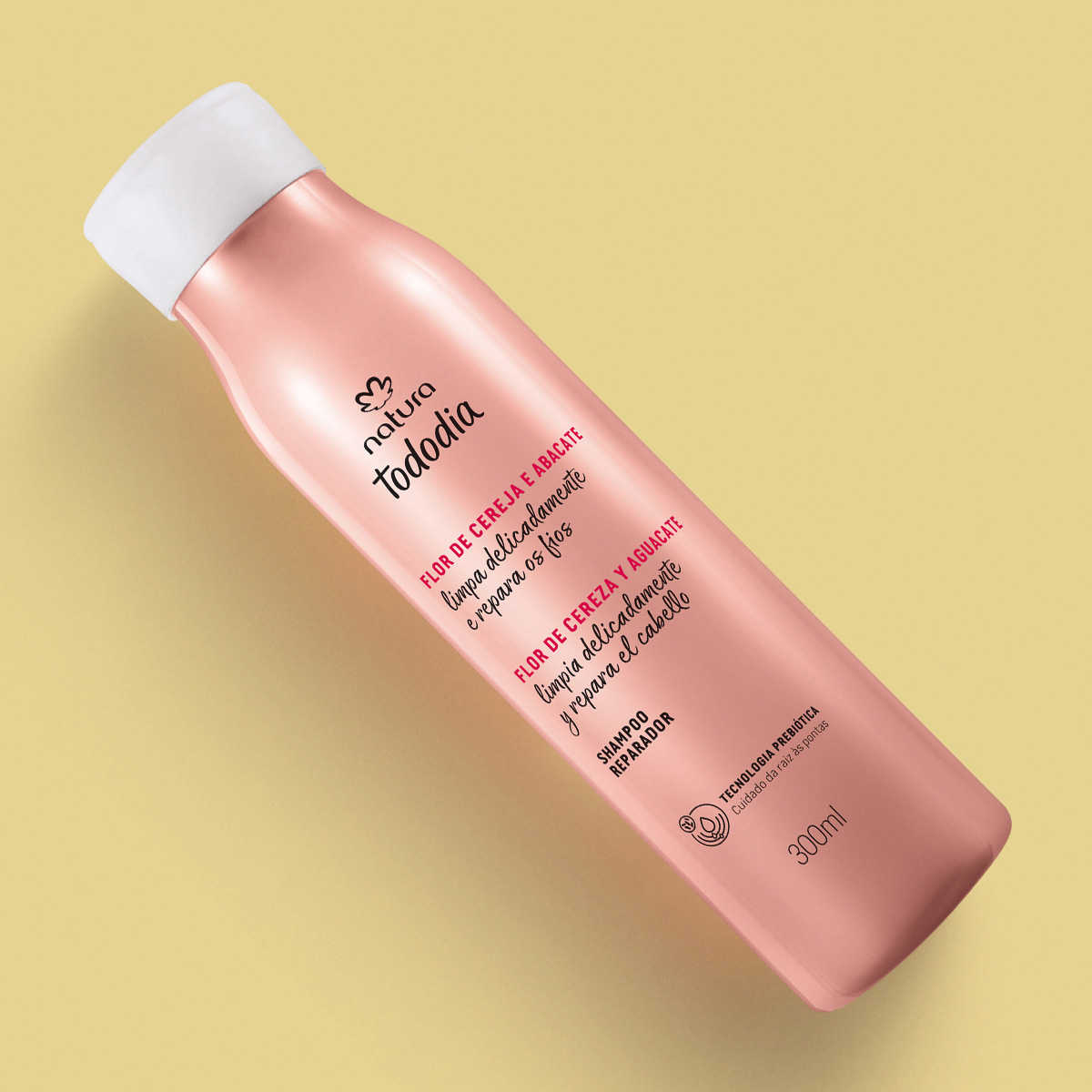 Shampoo reparador Tododia flor de cereza y aguacate