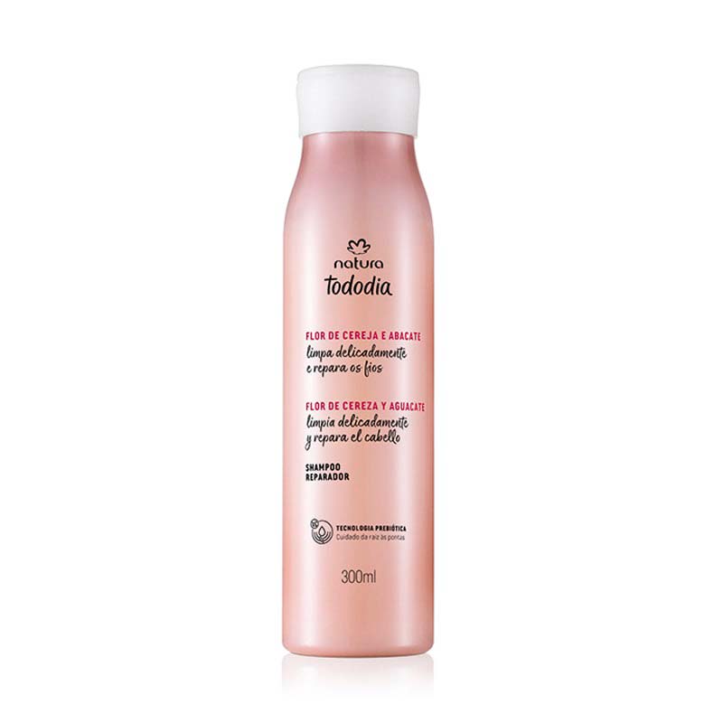 Shampoo reparador Tododia flor de cereza y aguacate - 300ml