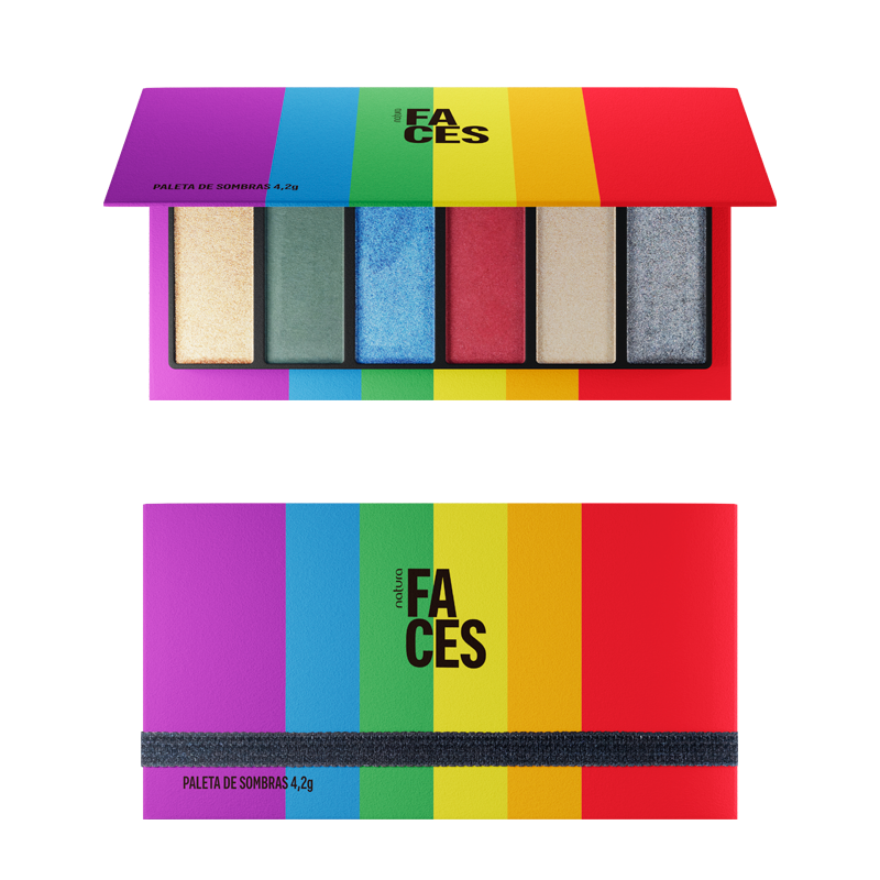 Paleta de sombras 6 tonos Faces - 4,2g