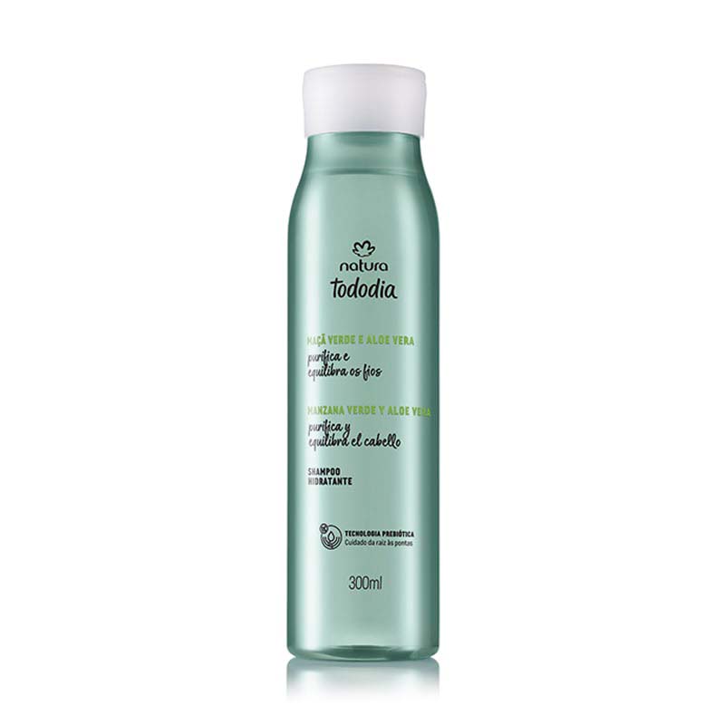 Shampoo hidratante Tododia manzana verde y aloe vera - 300ml