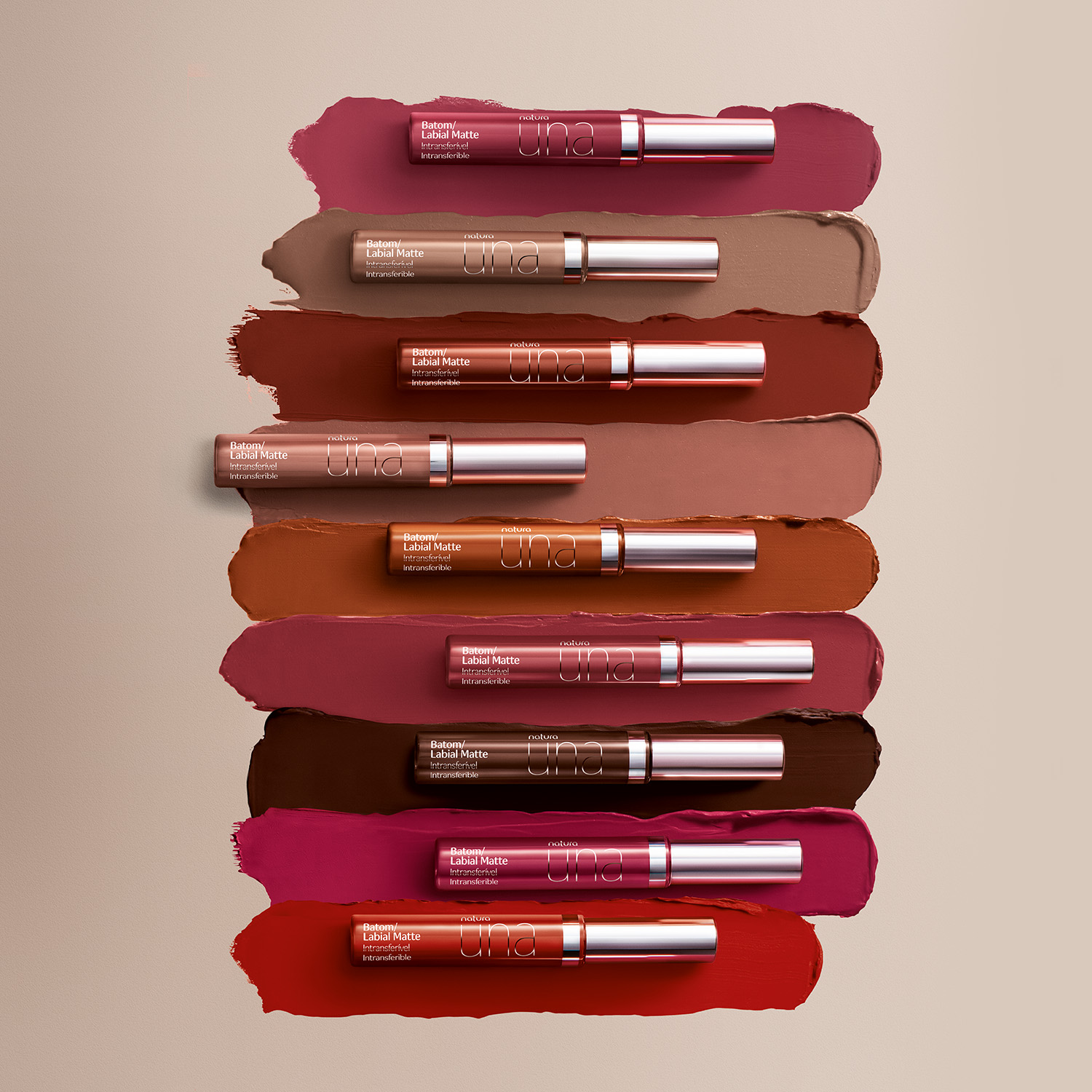 Labial matte intransferible Una