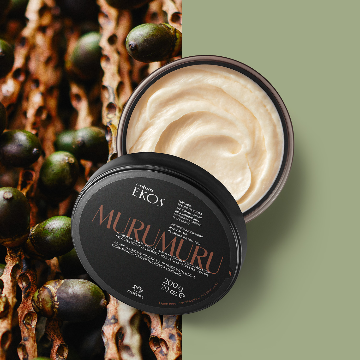 Máscara de reconstrucción Ekos murumuru