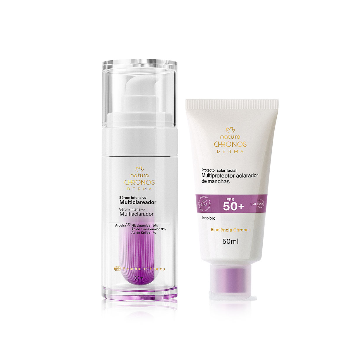 Regalo Madres Chronos Derma Antimanchas (1 Sérum + 1 Protector Facial Aclarador)