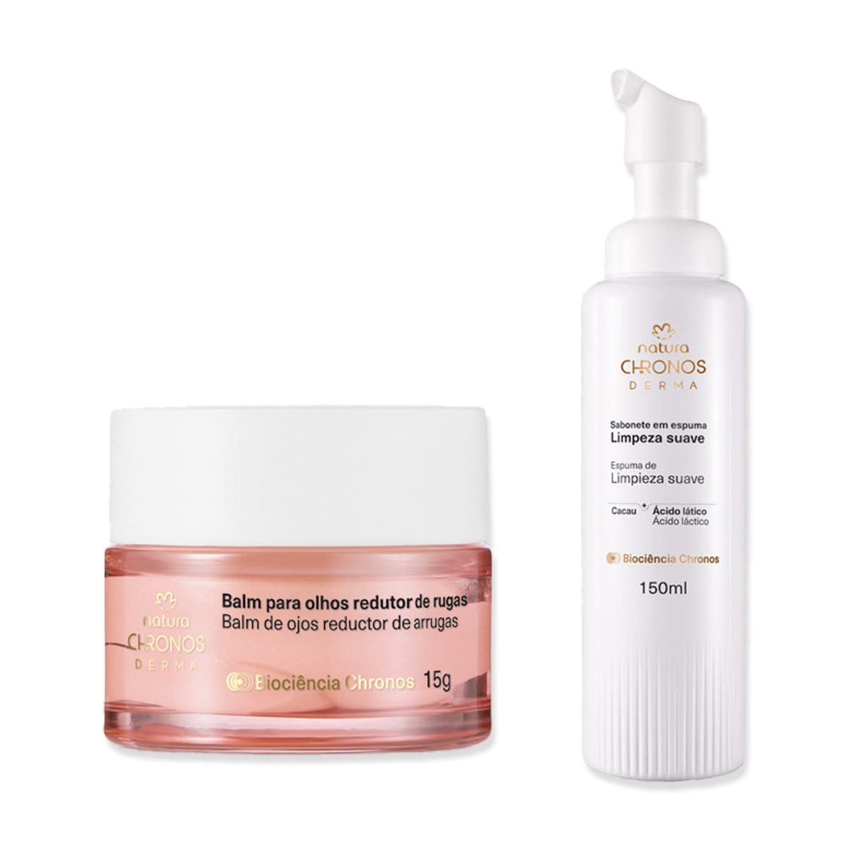 Kit Balsamo Reductor de Arrugas para Ojos y Espuma