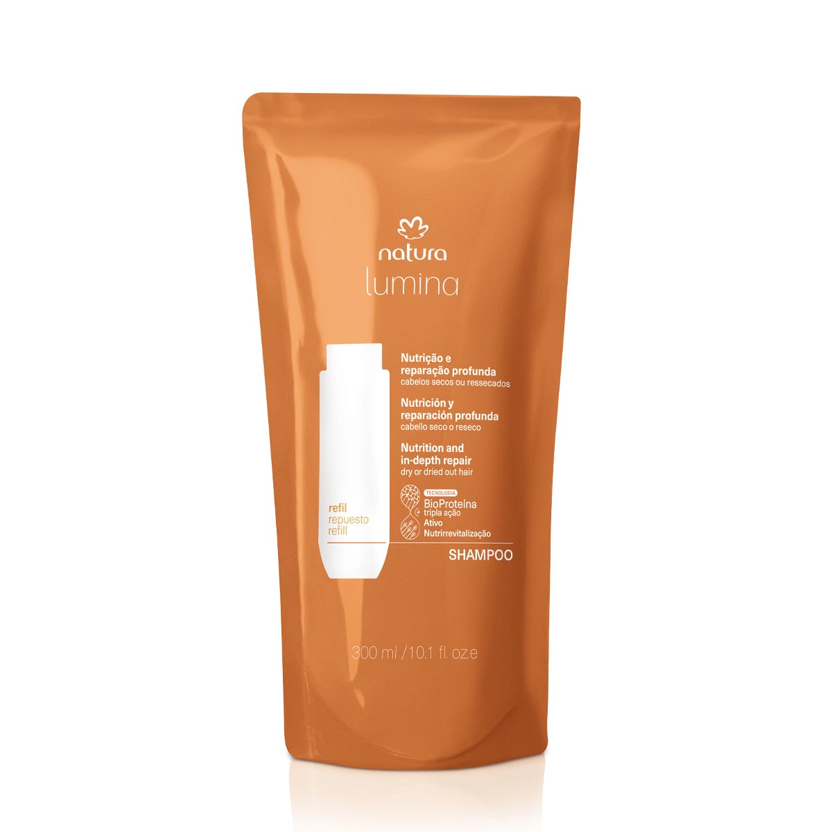 Repuesto Shampoo Nutrición y Reparación Profunda Lumina