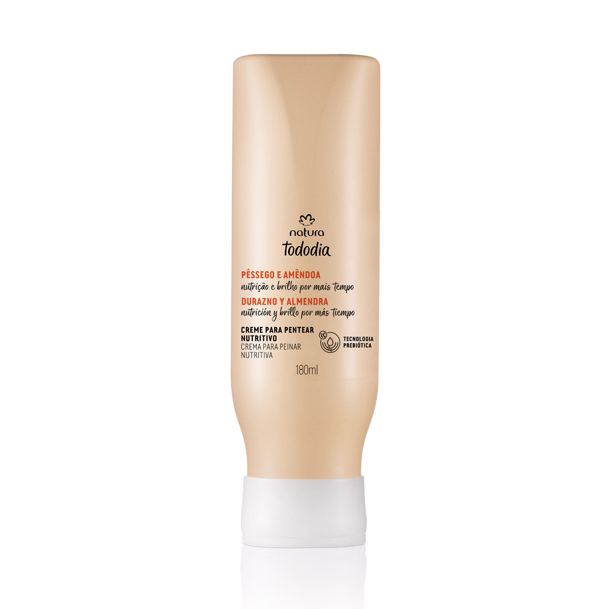 Crema para peinar nutritiva Tododia durazno y almendra - 180ml