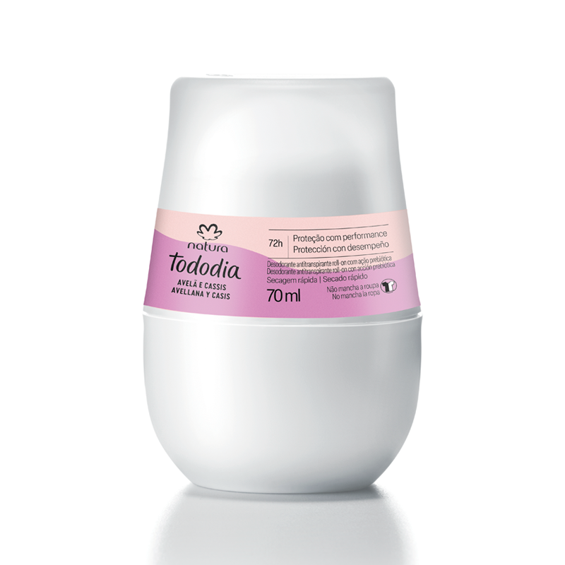 Desodorante antitranspirante Roll-on Avellana y casis