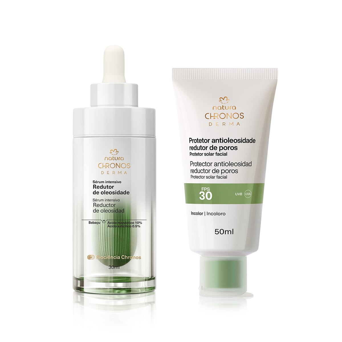 Chronos Kit Antioleosidad Serum y Protector