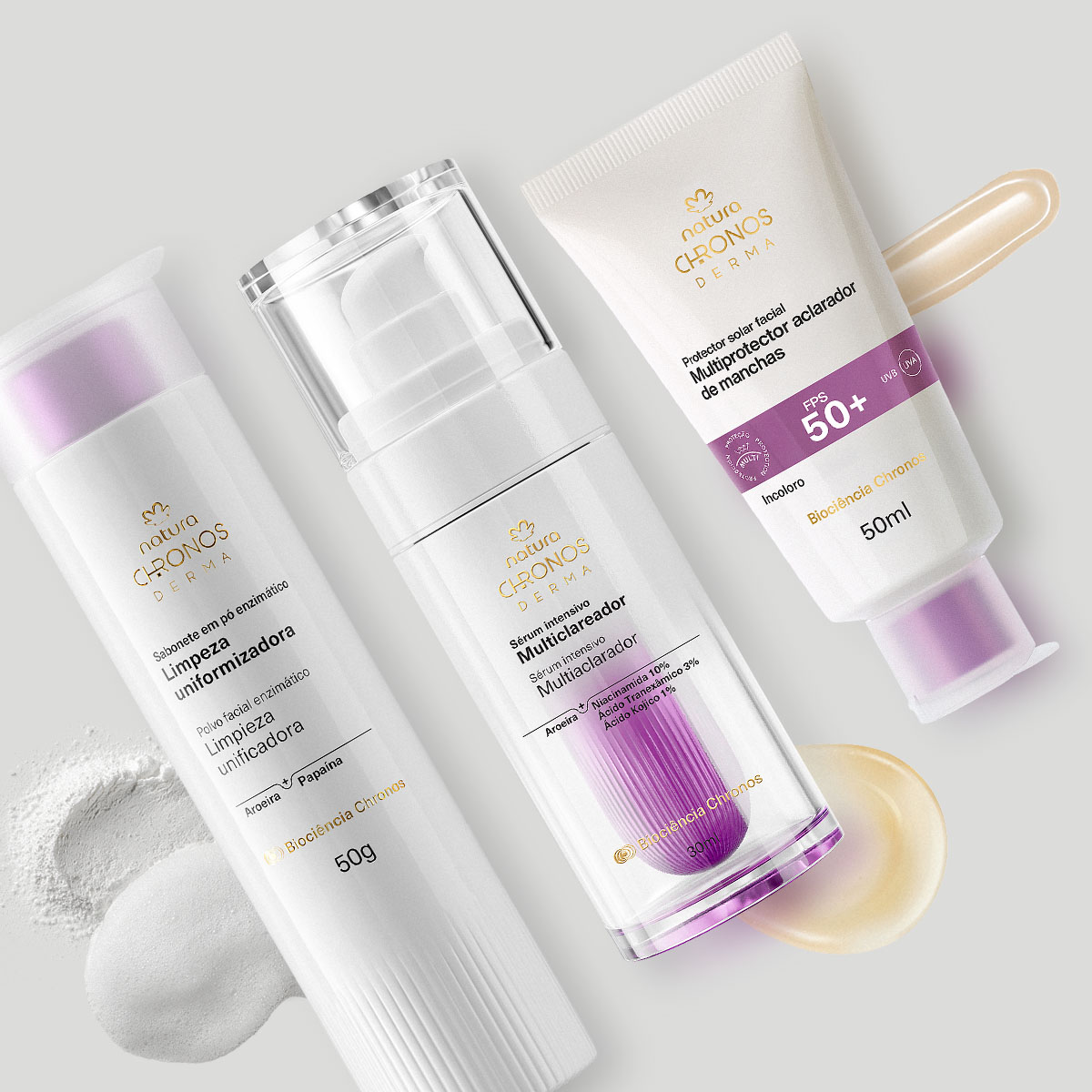 Kit Rutina Multiaclaradora de Manchas Chronos Derma