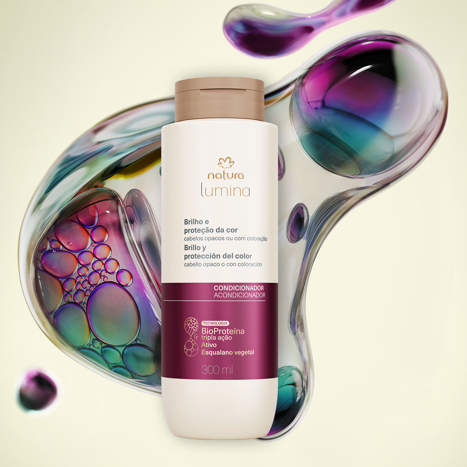 Acondicionador Brillo y Protección del Color Lumina 300ml