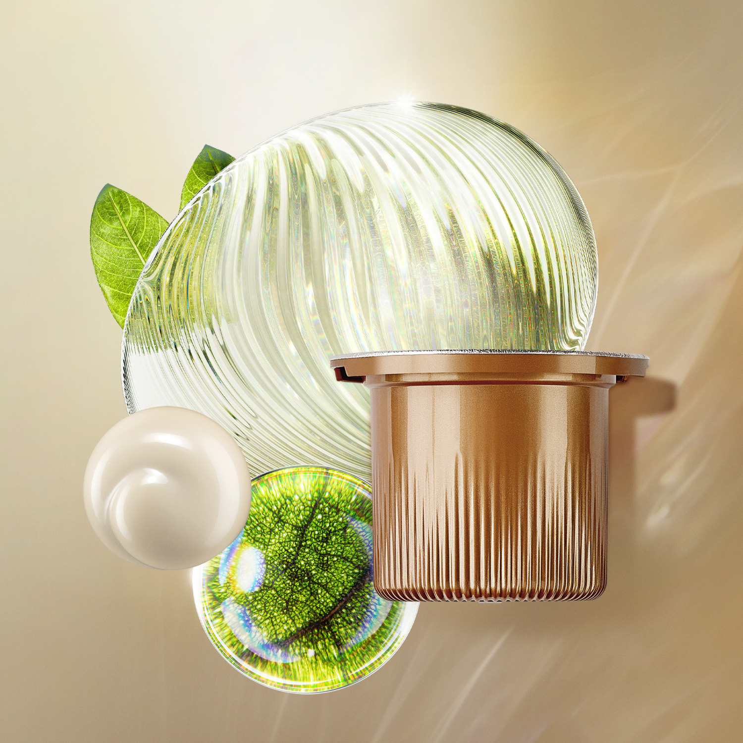 Repuesto gel crema antiseñales​ firmeza y luminosidad 45+ noche Chronos Derma