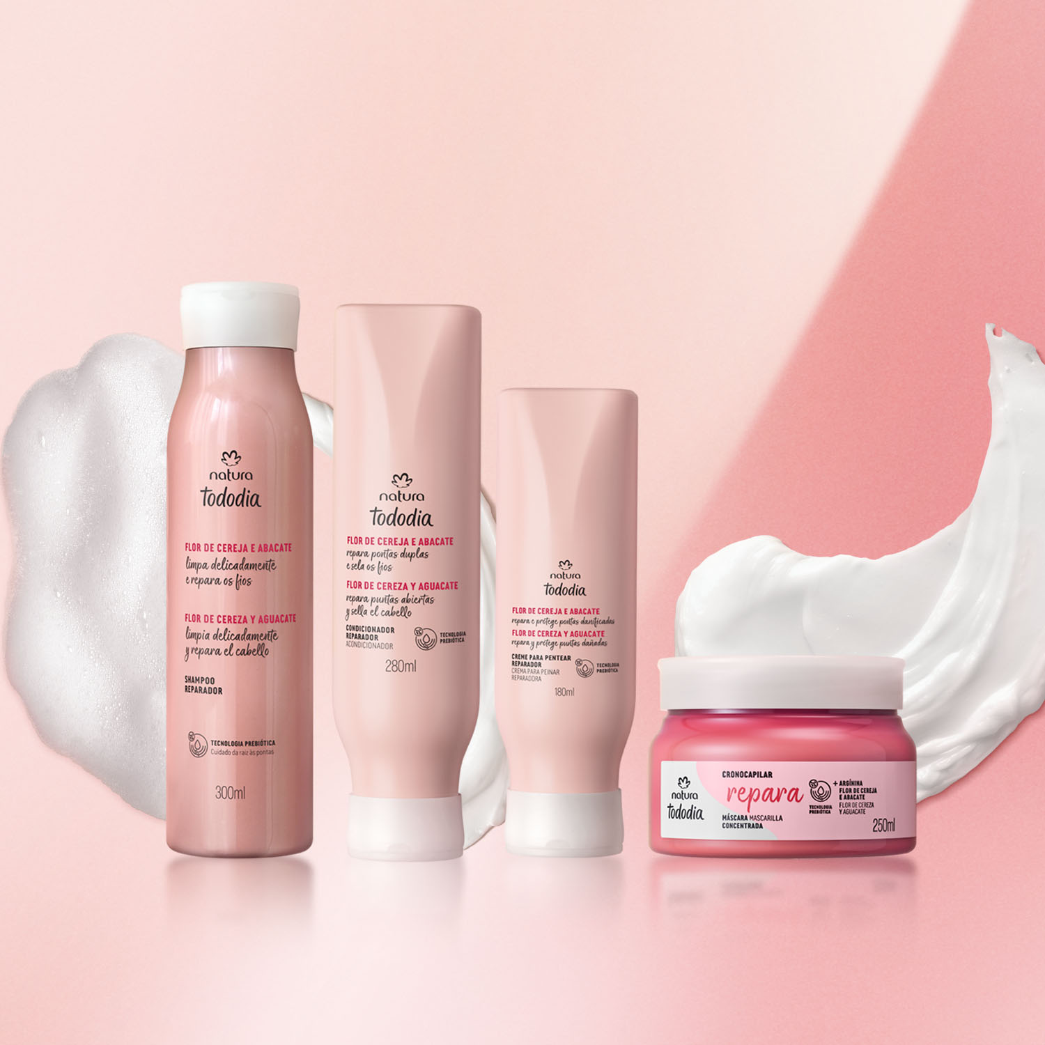 Kit reparación y definición Tododia flor de cereza y aguacate
