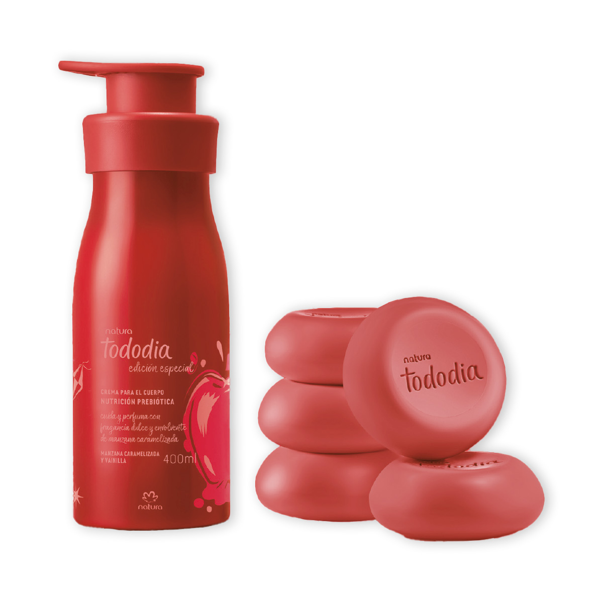 Kit Humectación y Limpieza Tododia Manzana Caramelizada