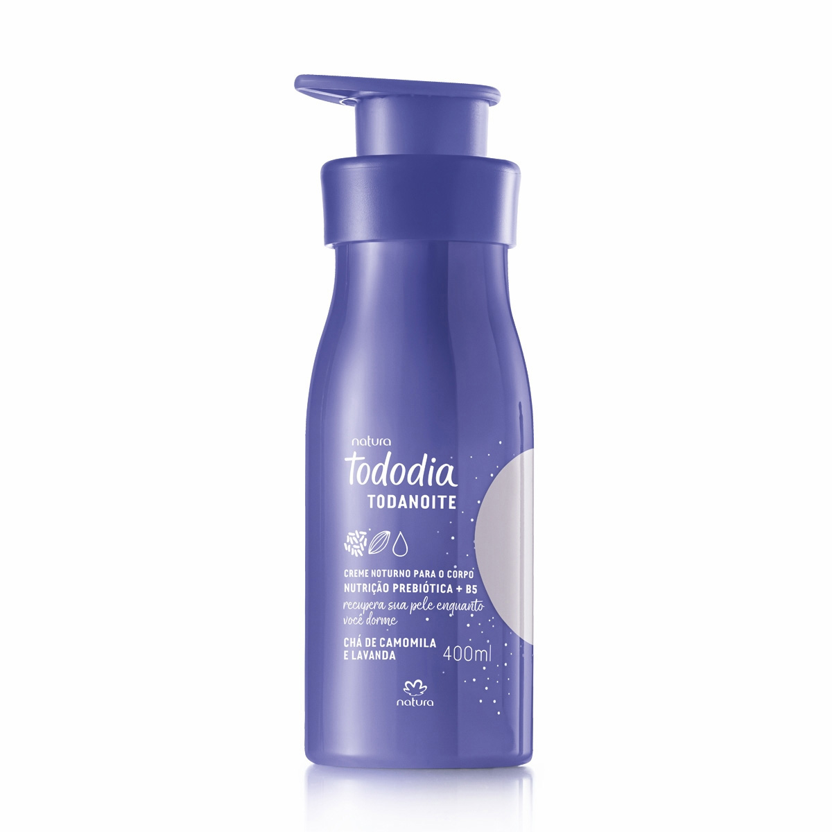 Crema hidratante nocturna para el cuerpo té de manzanilla y lavanda - 400 ml