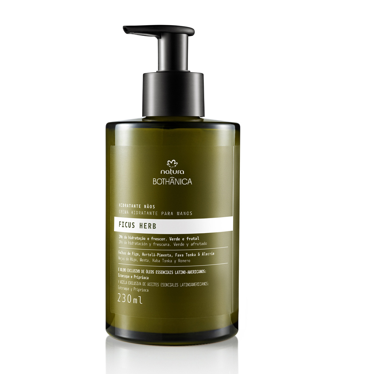 Natura Bothânica ficus crema hidratante de manos con hierbas - 230 ml