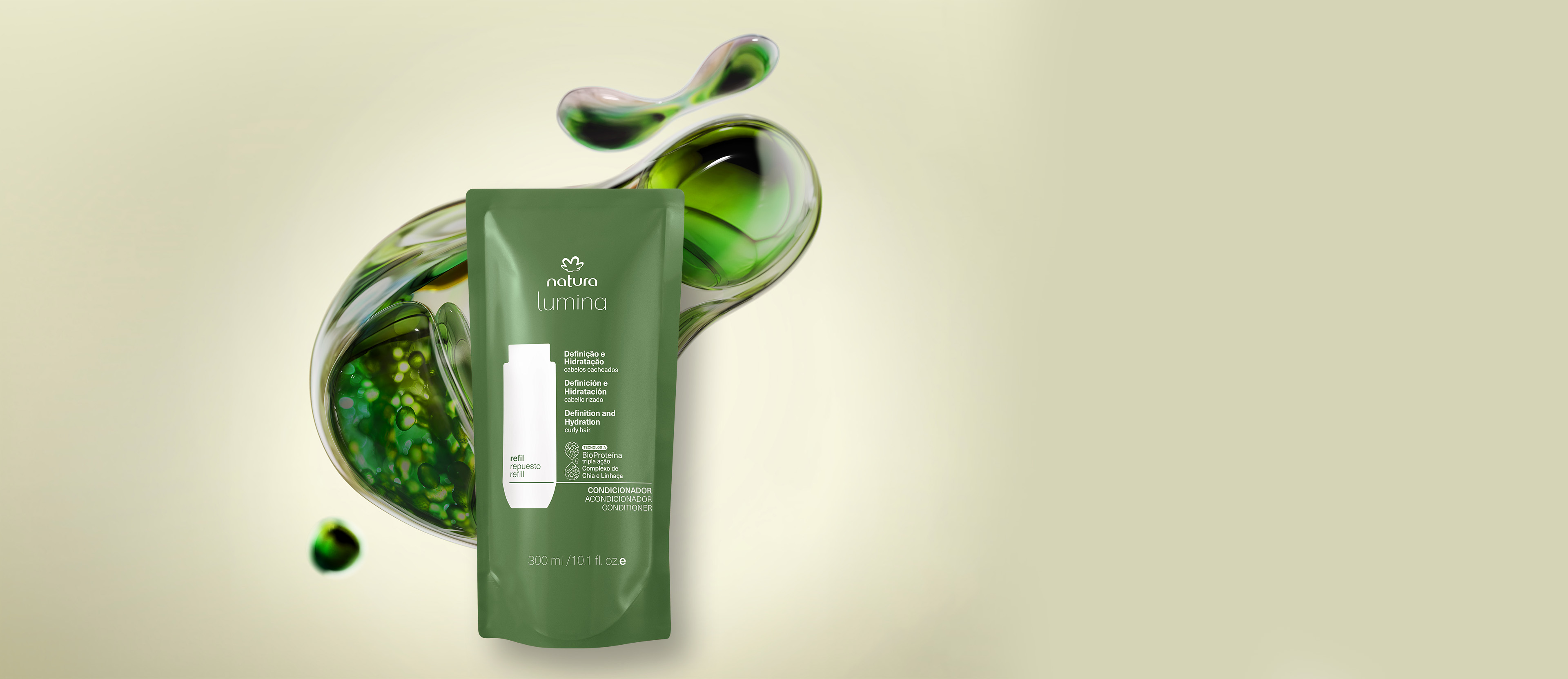 Repuesto acondicionador hidratante definición e hidratación Lumina