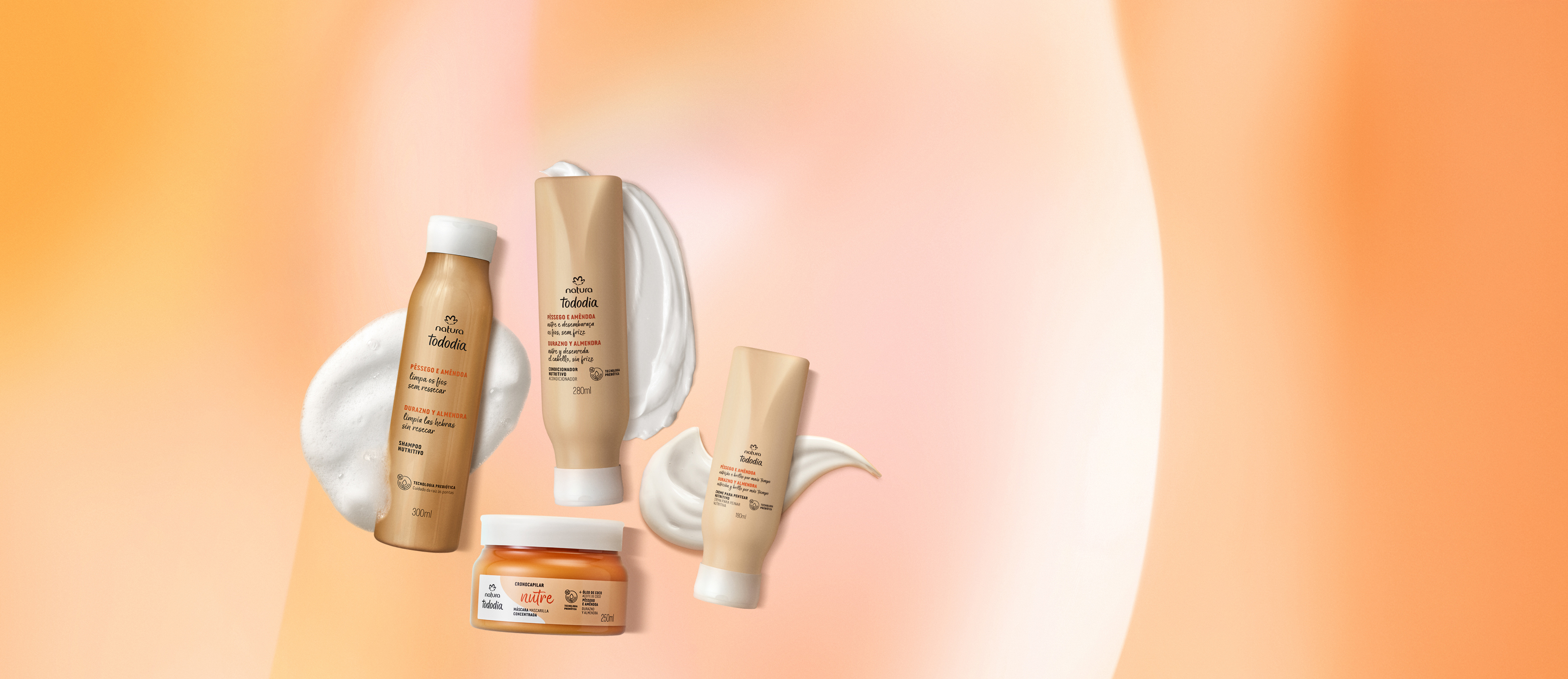 Kit nutrición y definición Tododia durazno y almendras