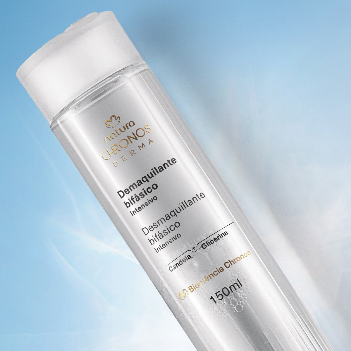 Fluido bifásico desmaquillante intensivo Chronos Derma - 150ml