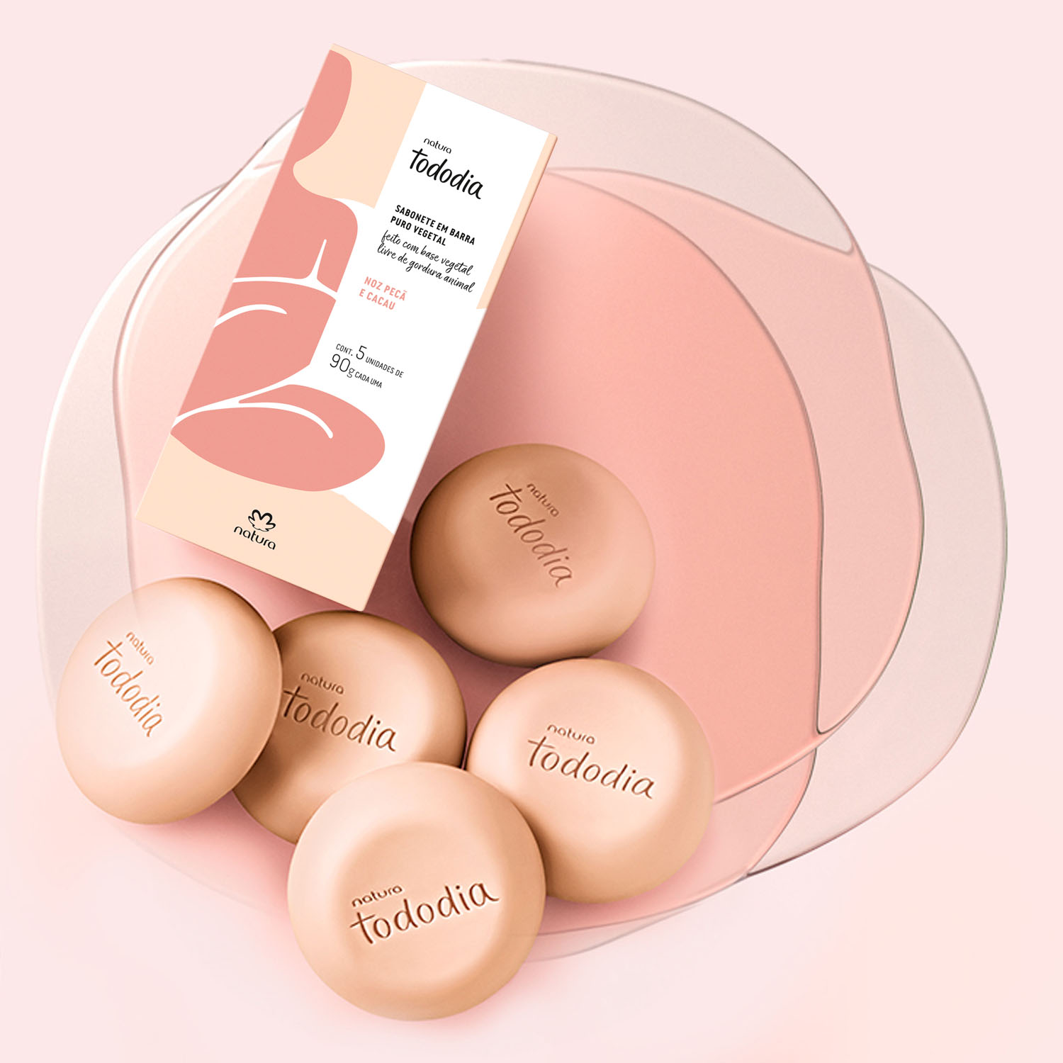 Jabones en barra Tododia nuez pecán y cacao